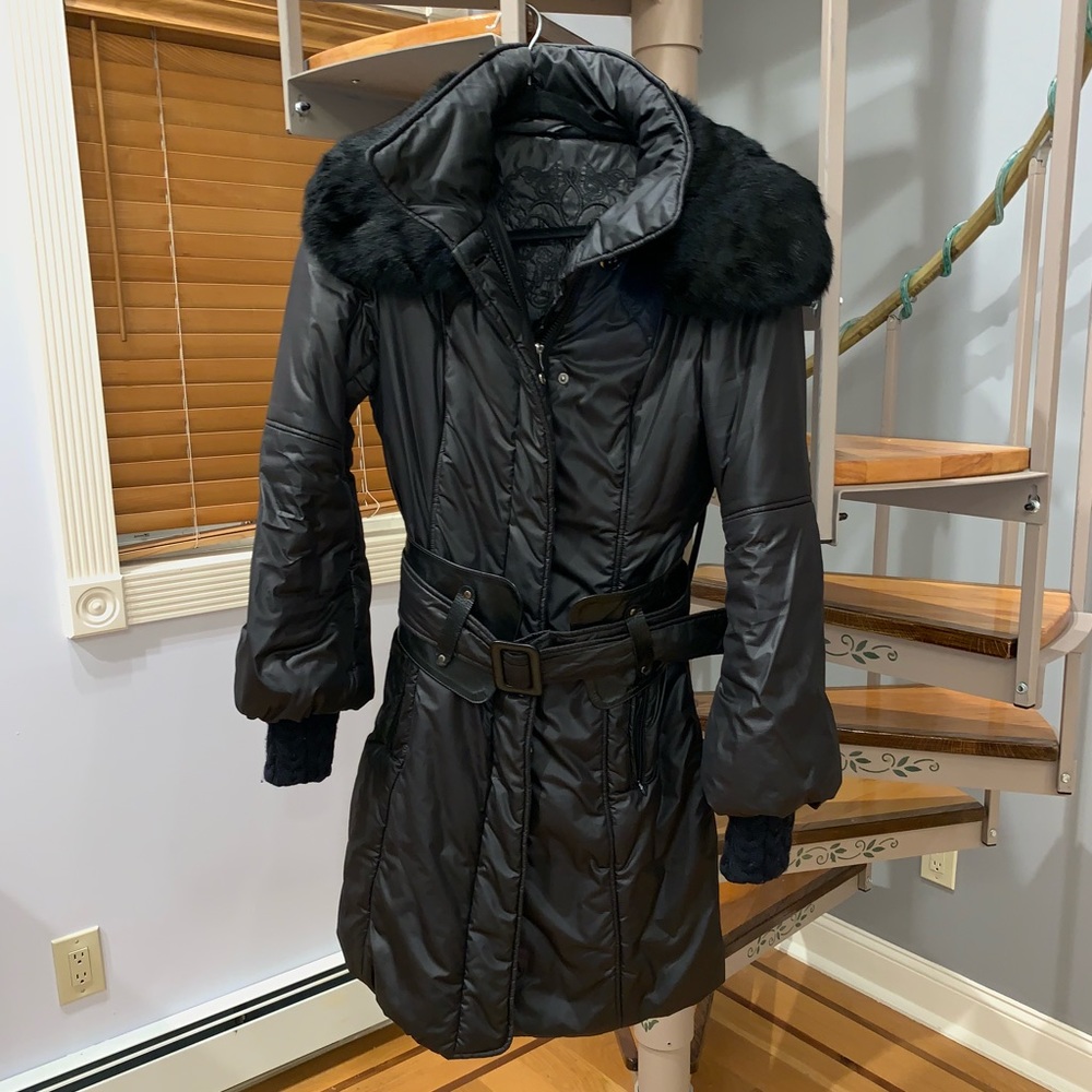 Mackage puffer coat fur collar